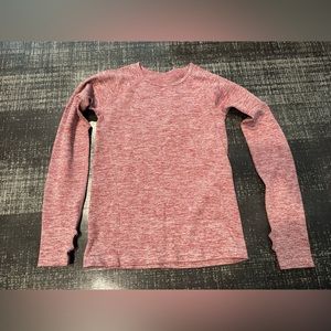 Knit long sleeve shirts active top